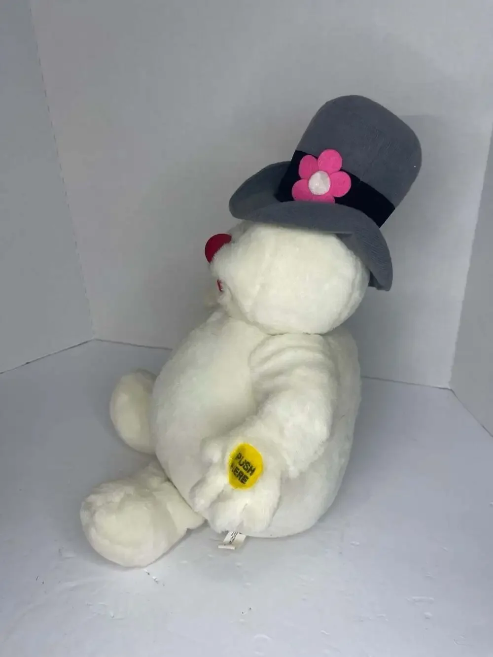 Gemmy Vintage 15” Frosty The Snowman Plush Musical Toy 1990s Works